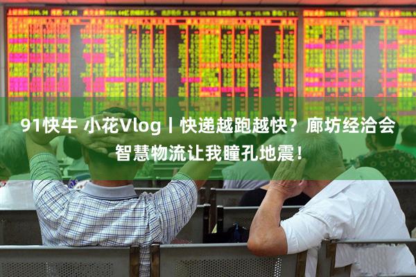91快牛 小花Vlog丨快递越跑越快？廊坊经洽会智慧物流让我瞳孔地震！