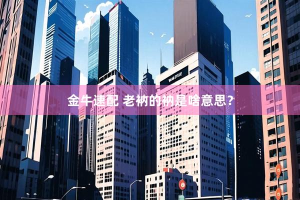 金牛速配 老衲的衲是啥意思？